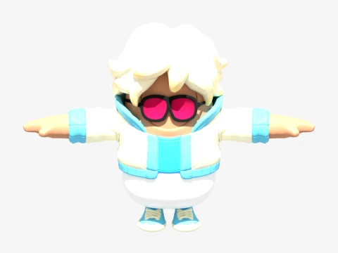 Summitseeker Evie Fall Guy - Fortnite 3D Model