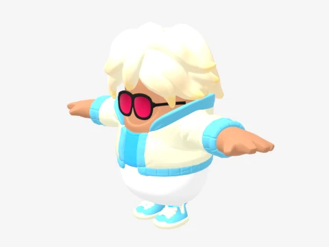 Summitseeker Evie Fall Guy - Fortnite 3D Model