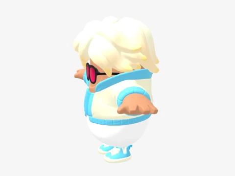 Summitseeker Evie Fall Guy - Fortnite 3D Model