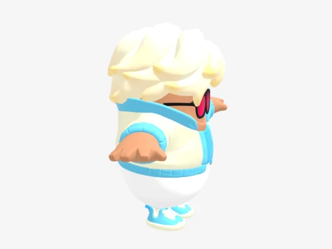Summitseeker Evie Fall Guy - Fortnite 3D Model
