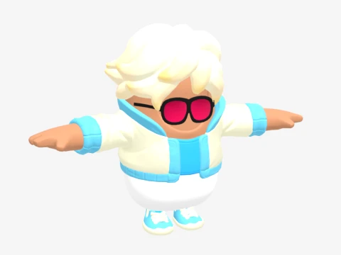 Summitseeker Evie Fall Guy - Fortnite 3D Model