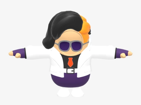 Countess Daraku Fall Guy - Fortnite 3D Model