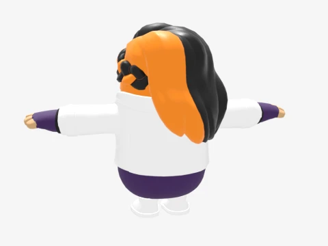 Countess Daraku Fall Guy - Fortnite 3D Model