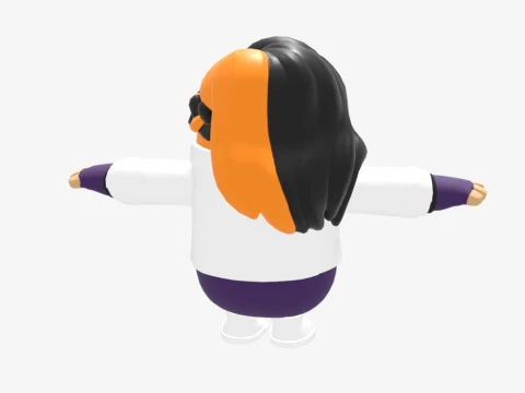 Countess Daraku Fall Guy - Fortnite 3D Model