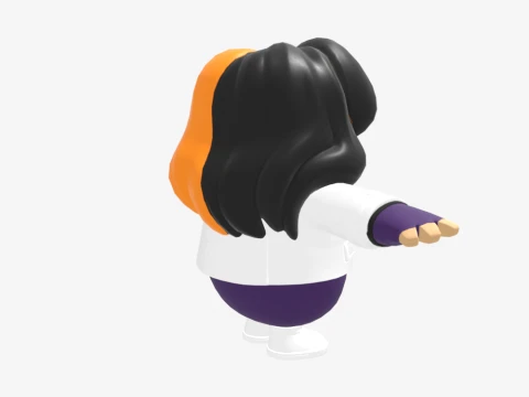 Countess Daraku Fall Guy - Fortnite 3D Model