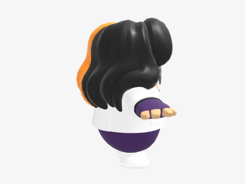 Countess Daraku Fall Guy - Fortnite 3D Model