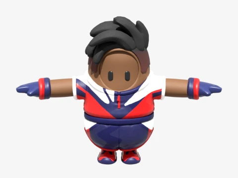 Goal Guardian Fall Guy - Fortnite 3D Model