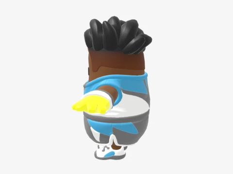 Breakaway Boss Fall Guy - Fortnite 3D Model