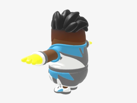 Breakaway Boss Fall Guy - Fortnite 3D Model