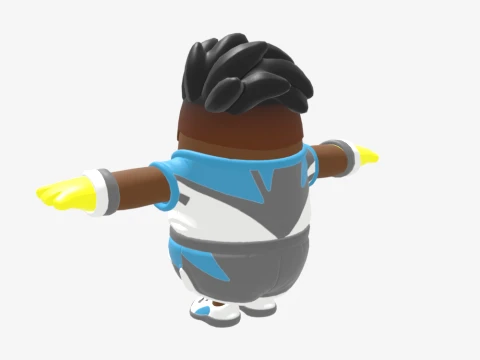 Breakaway Boss Fall Guy - Fortnite 3D Model