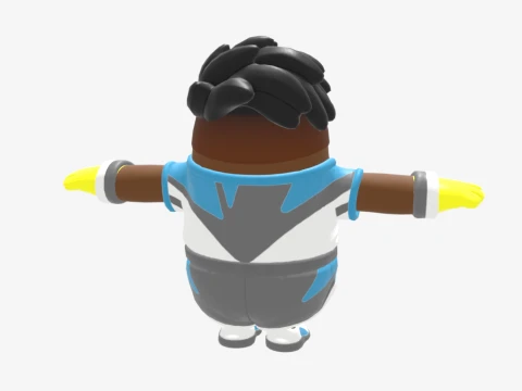Breakaway Boss Fall Guy - Fortnite 3D Model
