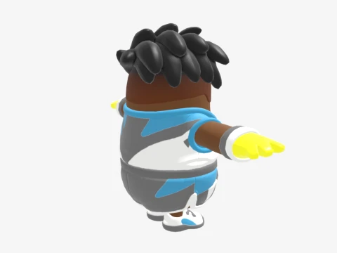 Breakaway Boss Fall Guy - Fortnite 3D Model