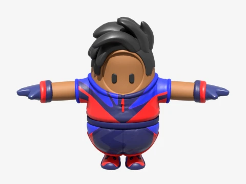Chip Challenger Fall Guy - Fortnite 3D Model