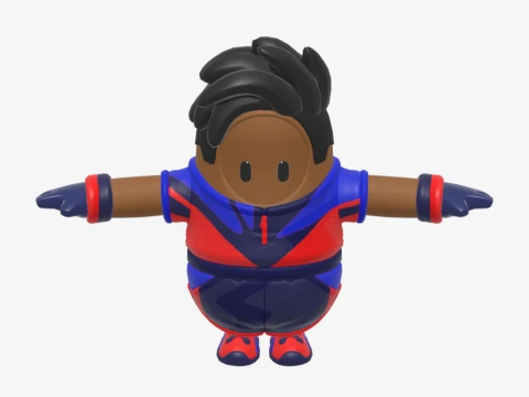 Chip Challenger Fall Guy - Fortnite 3D Model