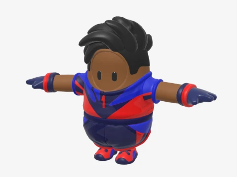 Chip Challenger Fall Guy - Fortnite 3D Model