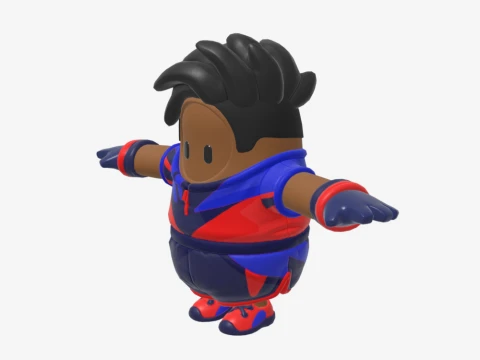 Chip Challenger Fall Guy - Fortnite 3D Model