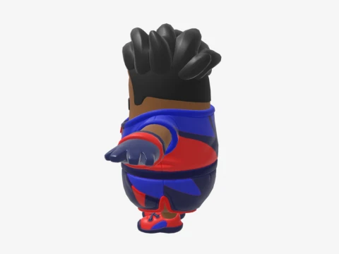 Chip Challenger Fall Guy - Fortnite 3D Model