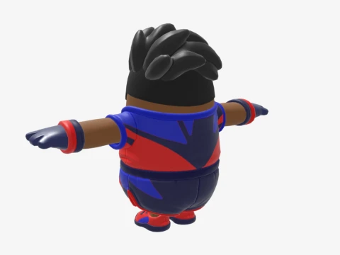 Chip Challenger Fall Guy - Fortnite 3D Model