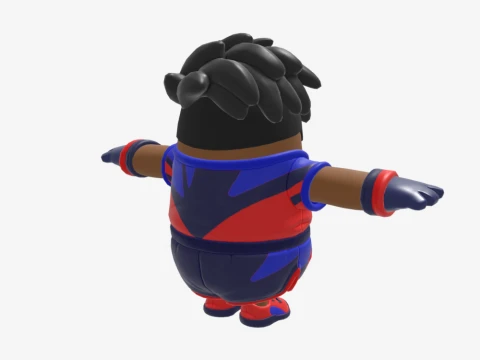 Chip Challenger Fall Guy - Fortnite 3D Model