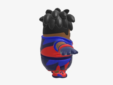 Chip Challenger Fall Guy - Fortnite 3D Model