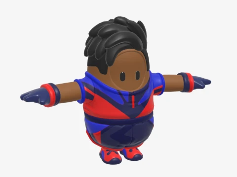 Chip Challenger Fall Guy - Fortnite 3D Model