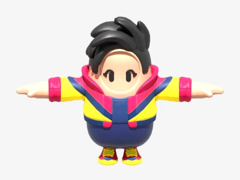 Mighty Midfielder Fall Guy - Fortnite 3D Model