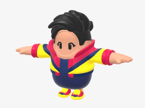 Mighty Midfielder Fall Guy - Fortnite 3D Model