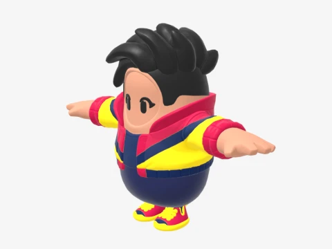 Mighty Midfielder Fall Guy - Fortnite 3D Model