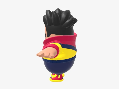 Mighty Midfielder Fall Guy - Fortnite 3D Model