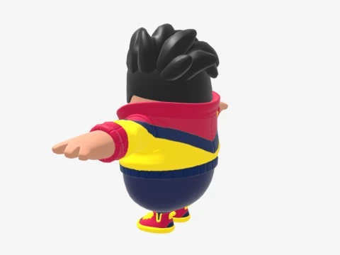 Mighty Midfielder Fall Guy - Fortnite 3D Model