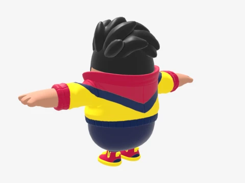 Mighty Midfielder Fall Guy - Fortnite 3D Model