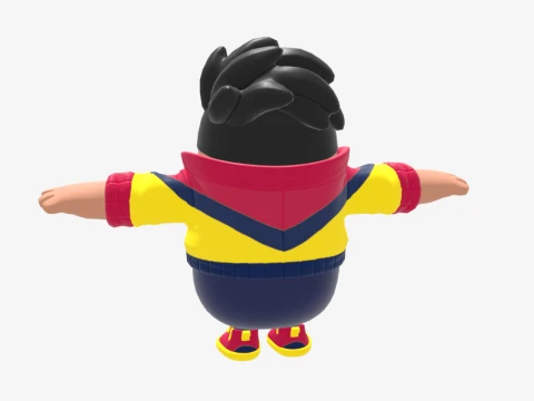 Mighty Midfielder Fall Guy - Fortnite 3D Model