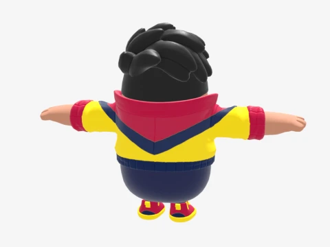 Mighty Midfielder Fall Guy - Fortnite 3D Model