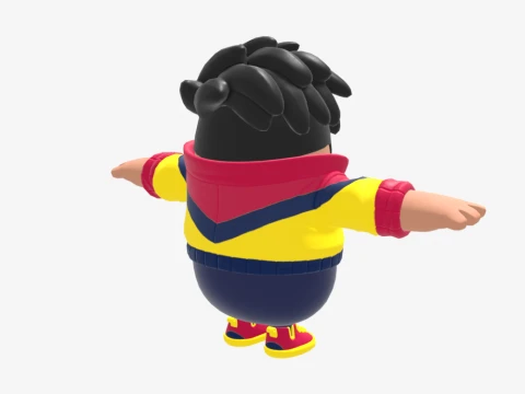Mighty Midfielder Fall Guy - Fortnite 3D Model