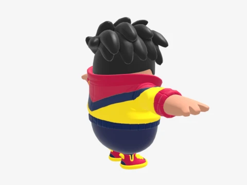 Mighty Midfielder Fall Guy - Fortnite 3D Model