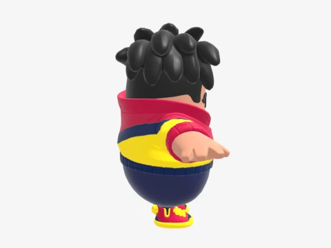 Mighty Midfielder Fall Guy - Fortnite 3D Model