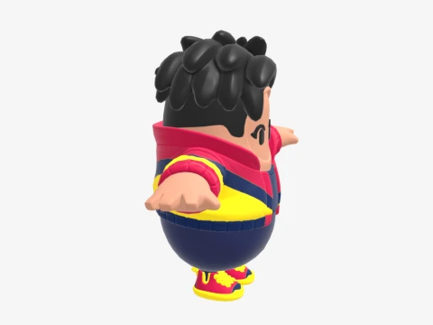 Mighty Midfielder Fall Guy - Fortnite 3D Model