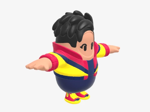 Mighty Midfielder Fall Guy - Fortnite 3D Model