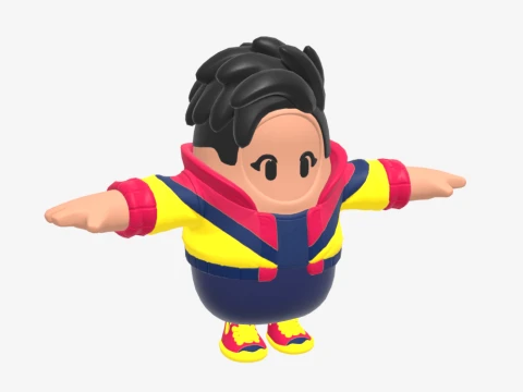Mighty Midfielder Fall Guy - Fortnite 3D Model