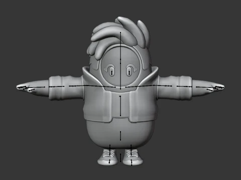 Mighty Midfielder Fall Guy - Fortnite 3D Model