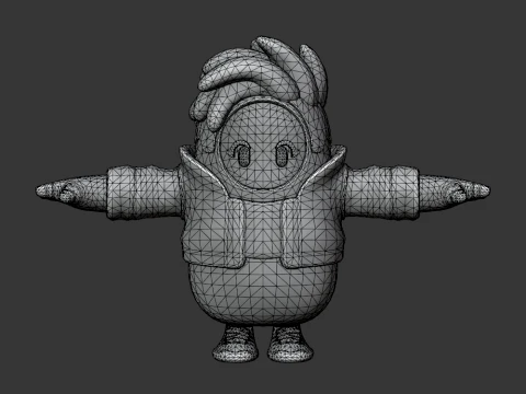 Mighty Midfielder Fall Guy - Fortnite 3D Model