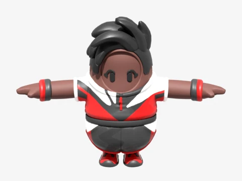 Penalty Patroller Fall Guy - Fortnite 3D Model