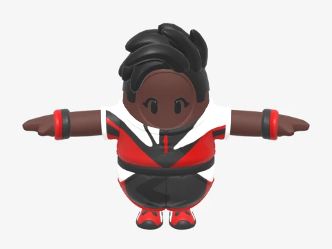 Penalty Patroller Fall Guy - Fortnite 3D Model