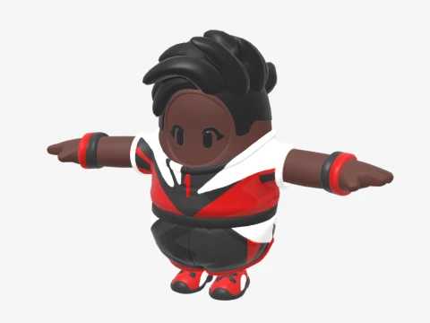 Penalty Patroller Fall Guy - Fortnite 3D Model