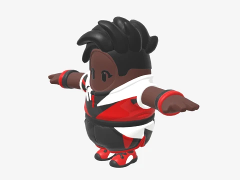 Penalty Patroller Fall Guy - Fortnite 3D Model