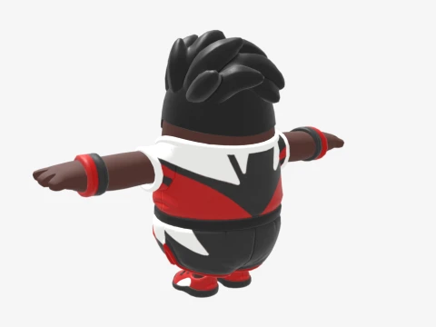 Penalty Patroller Fall Guy - Fortnite 3D Model
