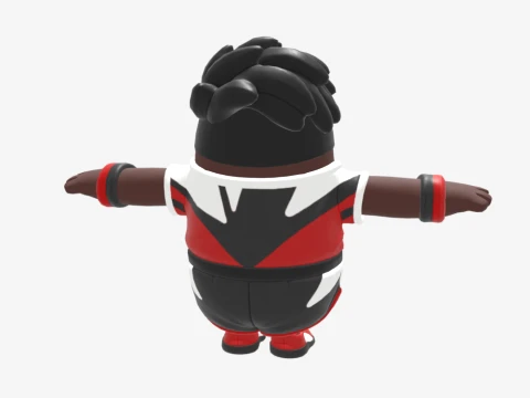 Penalty Patroller Fall Guy - Fortnite 3D Model