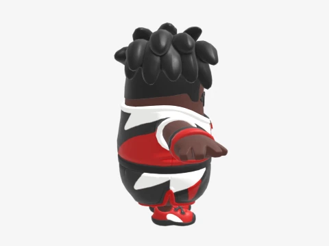 Penalty Patroller Fall Guy - Fortnite 3D Model