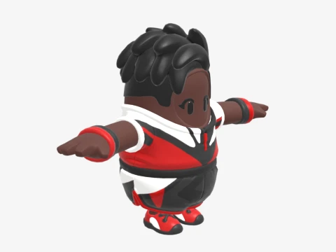 Penalty Patroller Fall Guy - Fortnite 3D Model