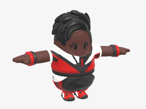 Penalty Patroller Fall Guy - Fortnite 3D Model